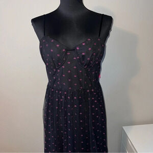 NWT Betsy Johnson Lip Print Dress Size 6 ❤️